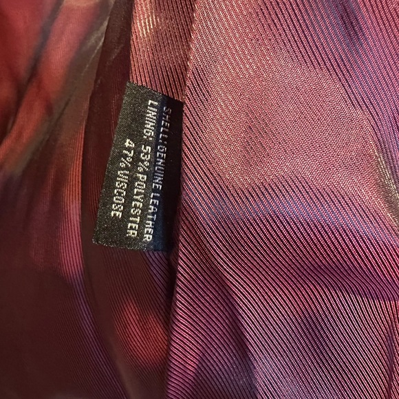 Classic Red Leather Jacket - Picture 5 of 6